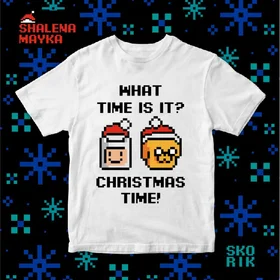 Прикольные футболки: Фин и Джейк - Новый Год